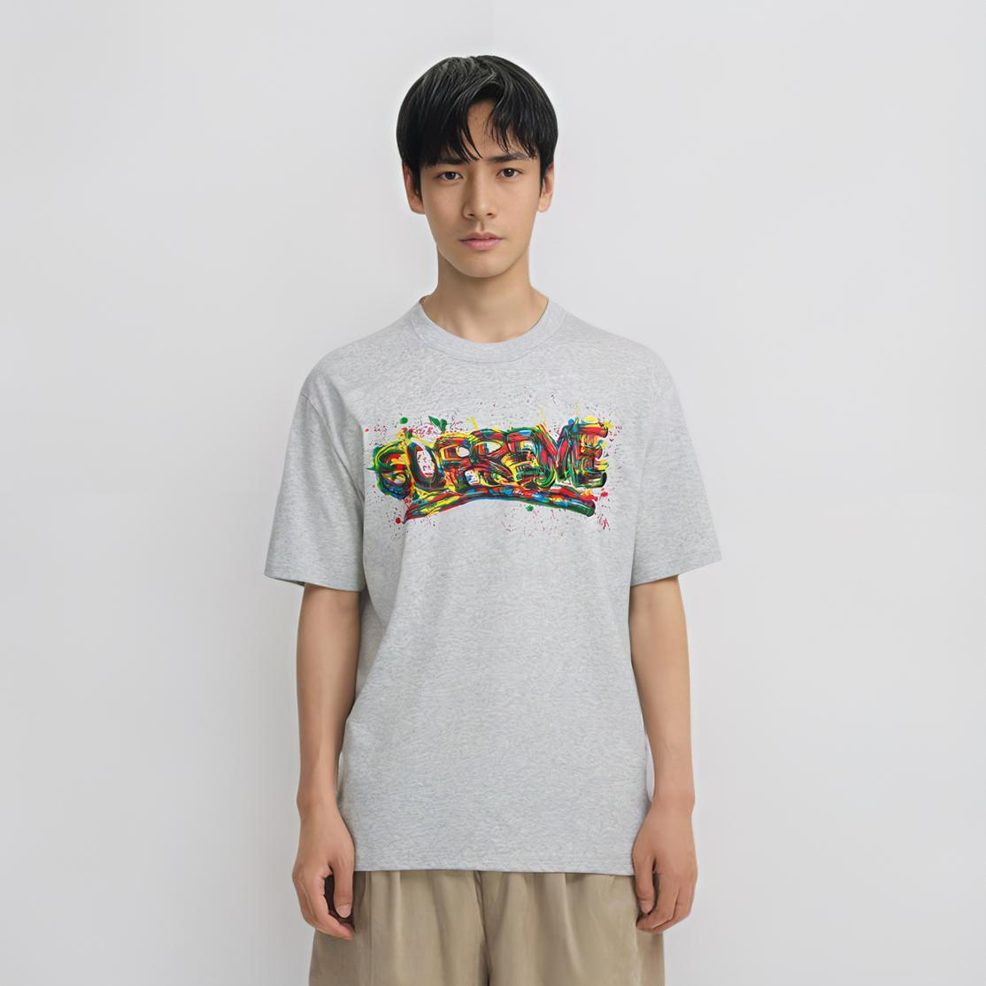 Supreme SS20 Week 1 Paint Logo Tee LogoT