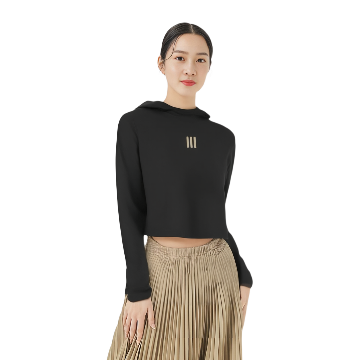 Fear of God Athletics x adidas SS24 Womens Base Layer Crop Hoodie