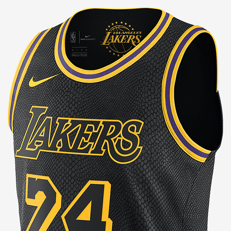 Nike NBA Lakers City Edition Kobe Bryant Authentic