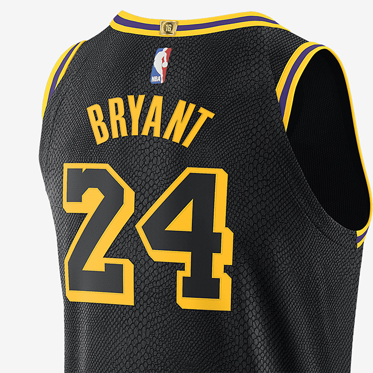 Nike NBA Lakers City Edition Kobe Bryant Authentic