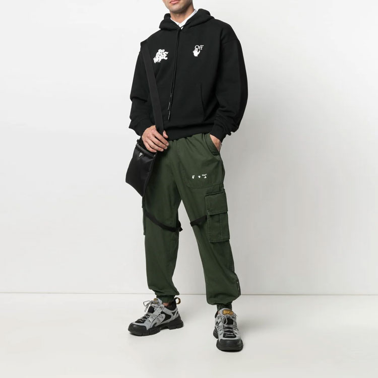 OFF-WHITE SS21 Red Tongue Out Over Logo