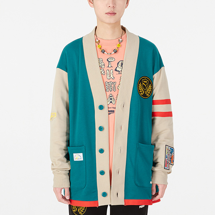 Puma Mix Badge Long Cardigan Logo