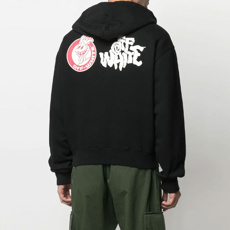 OFF-WHITE SS21 Red Tongue Out Over Logo