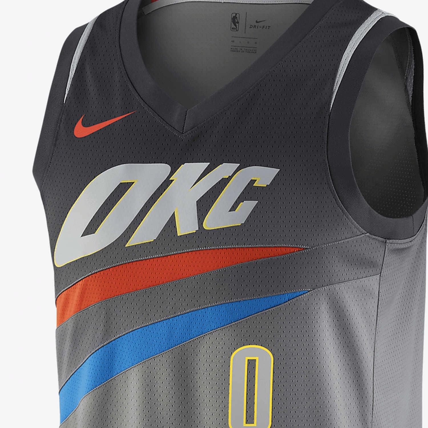 Nike NBA Russell Westbrook City Edition Swingman Jersey SW