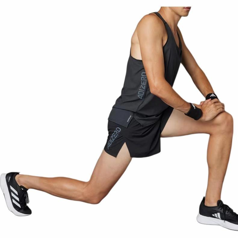 adidas Adizero Running Split Shorts Logo