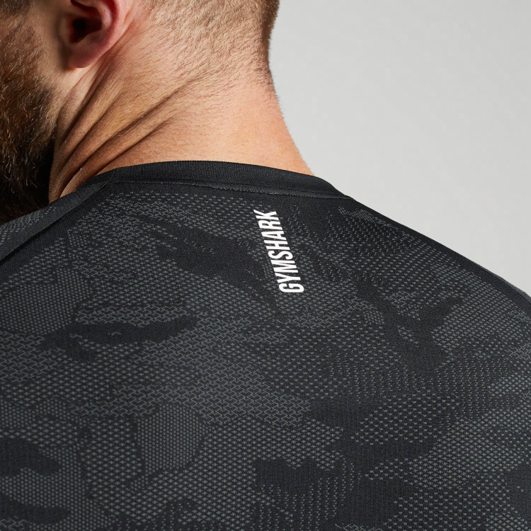 GYMSHARK GEO SEAMLESS Logo T