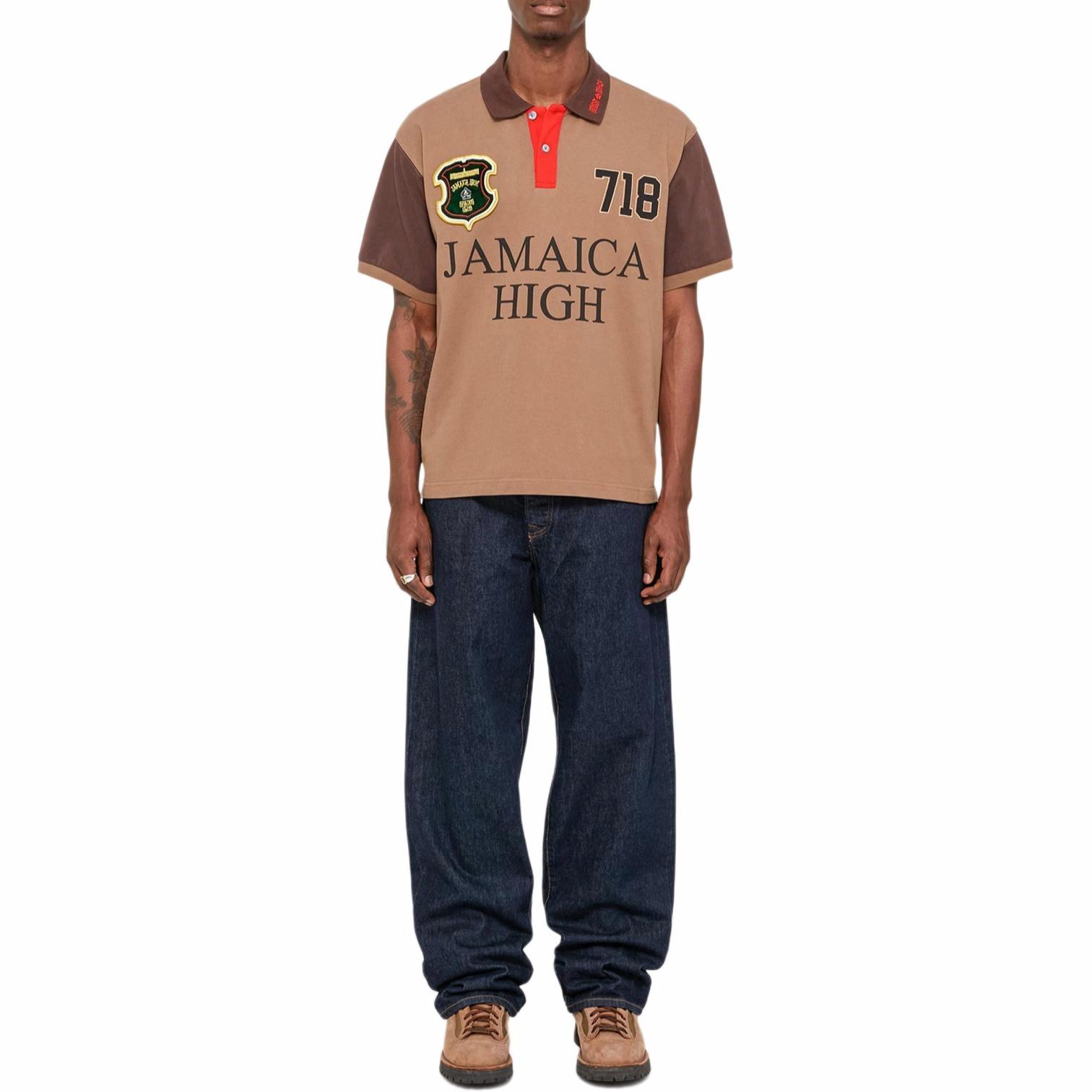 Stussy x Denim Tears SS25 logoPolo