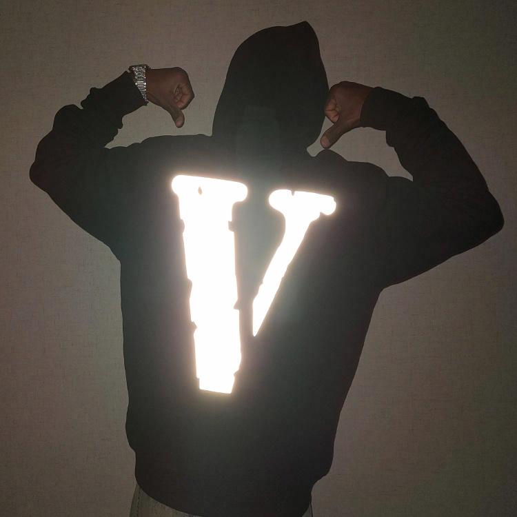 VLONE logo VLONE 3M Staple HoodieV