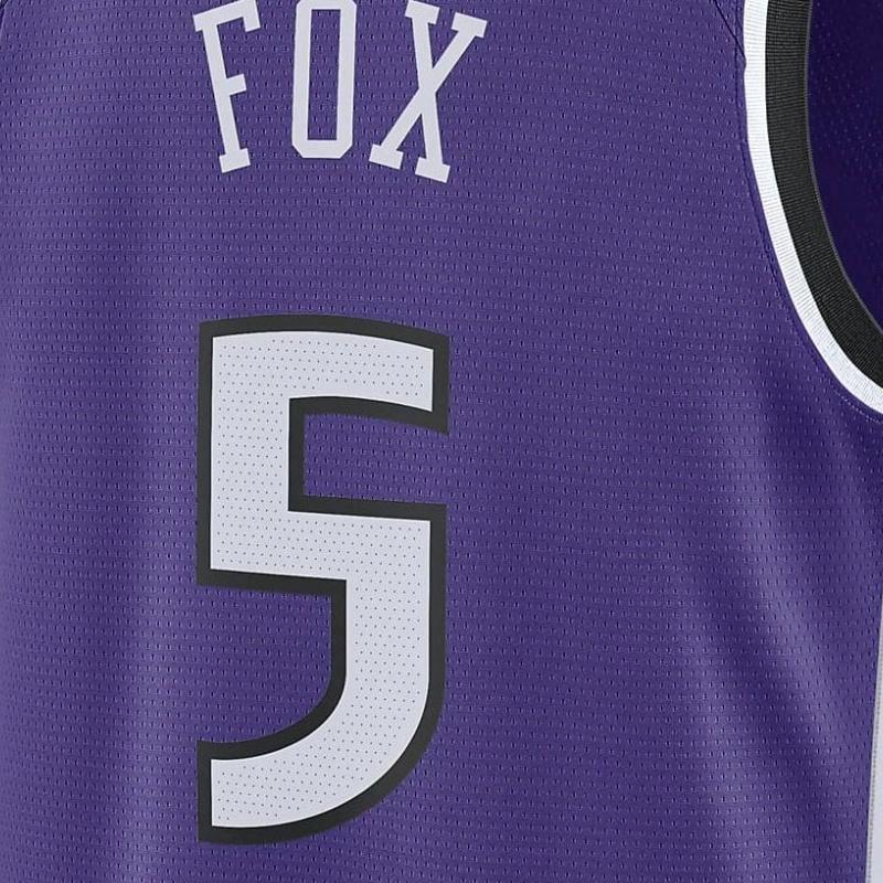 Nike x NBA Dri-FitSacramento Kings De'Aaron Fox Hardwood Classics logo