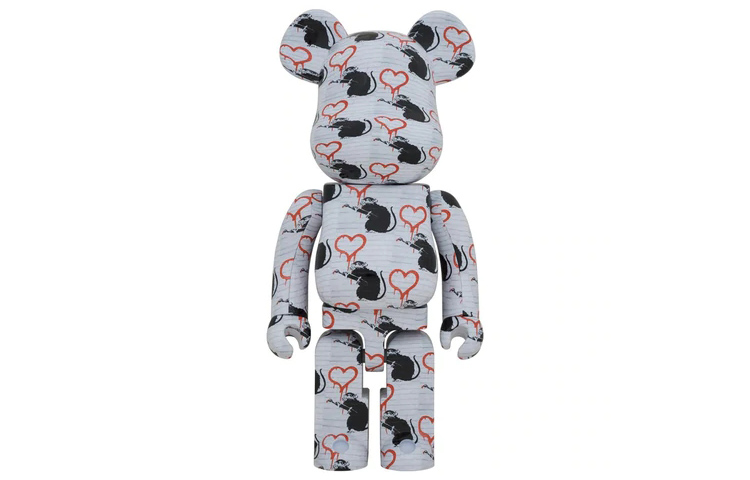 BERBRICK BANKSY LOVE RAT 70cm