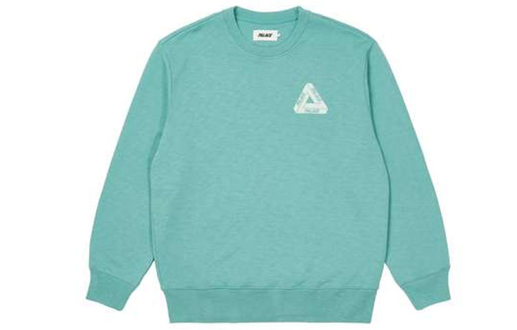 PALACE FW21 Slub Crew Green Logo