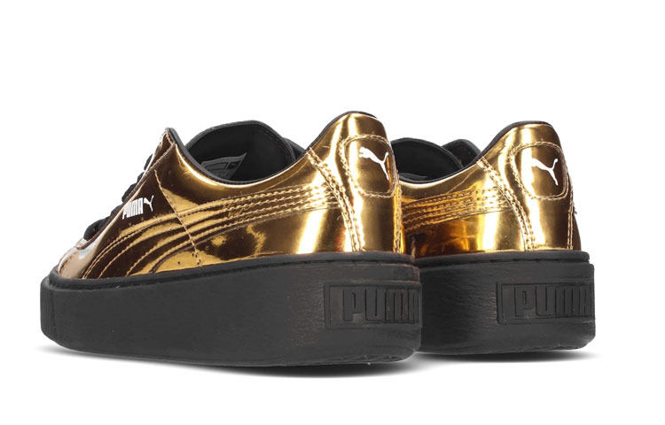 PUMA Suede Platform Metallic