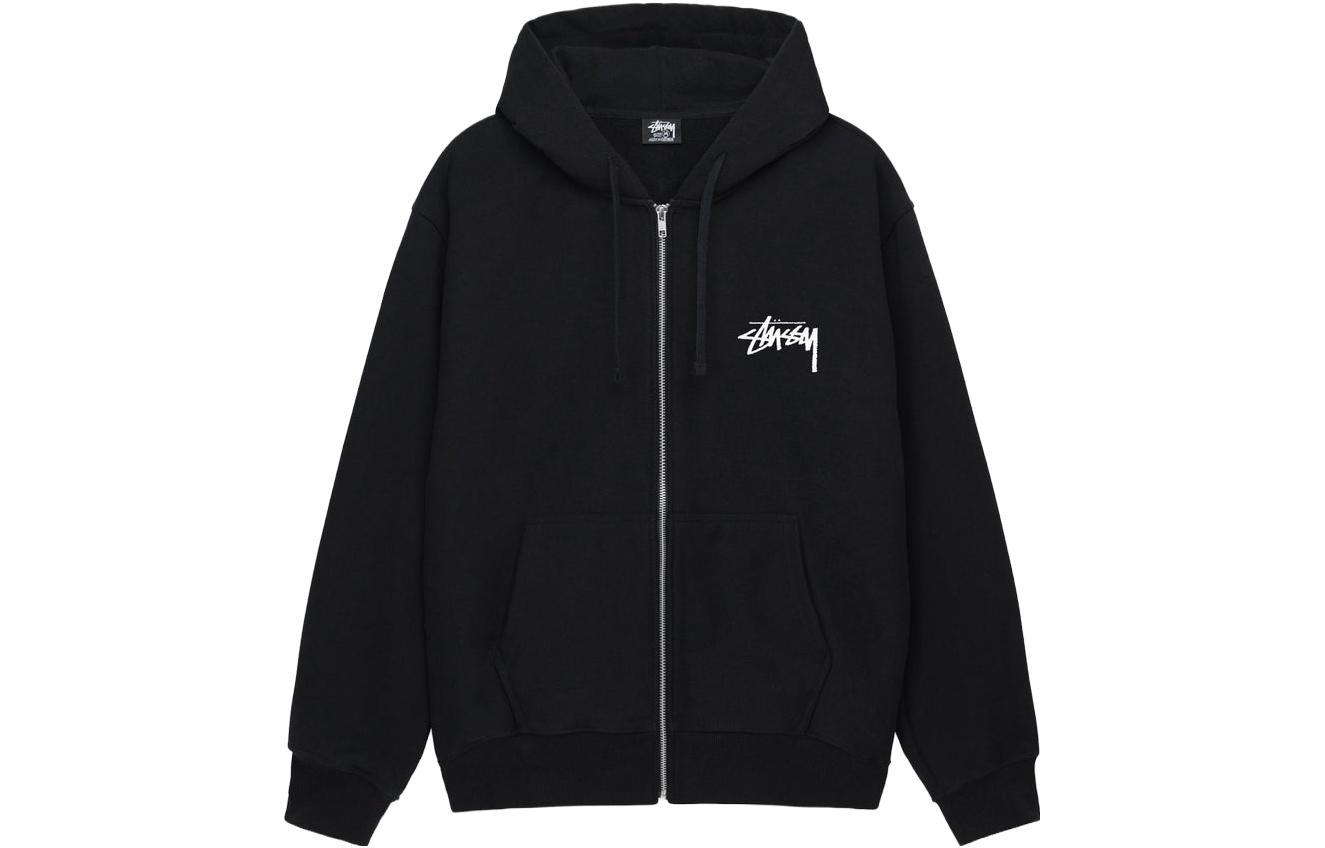 Stussy FW23 CLASSIC DOT ZIP HOODIE Logo