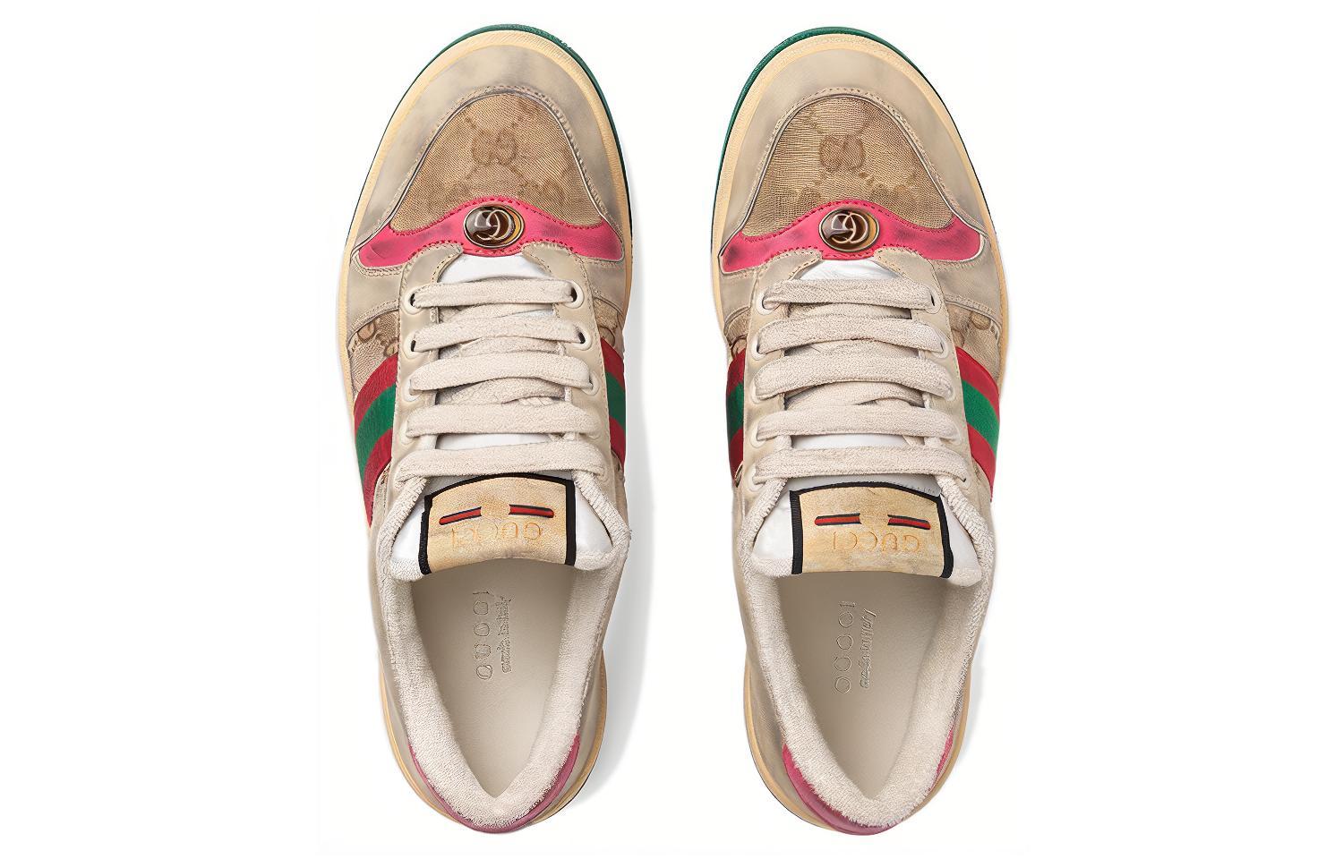 GUCCI Screener Leather Sneaker GG