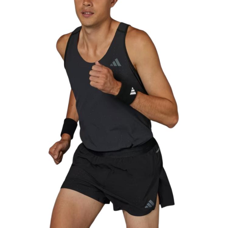 adidas Adizero Running Split Shorts Logo