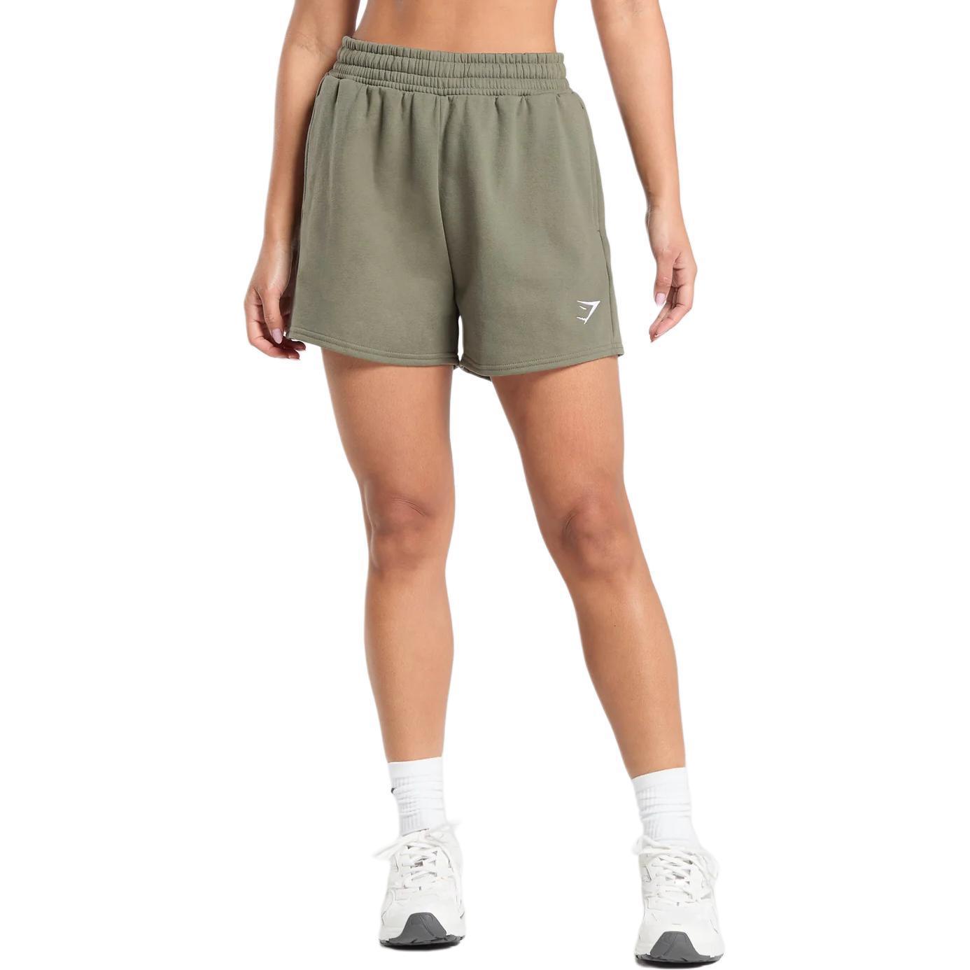 GYMSHARK TRAINING FLEECE SHORTS logo