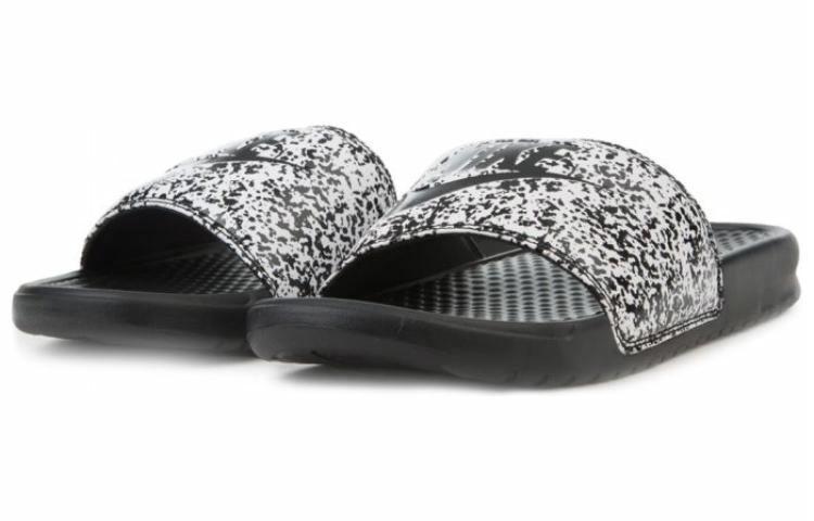 Nike Benassi Print Ink Spot Blasting Crack Slides
