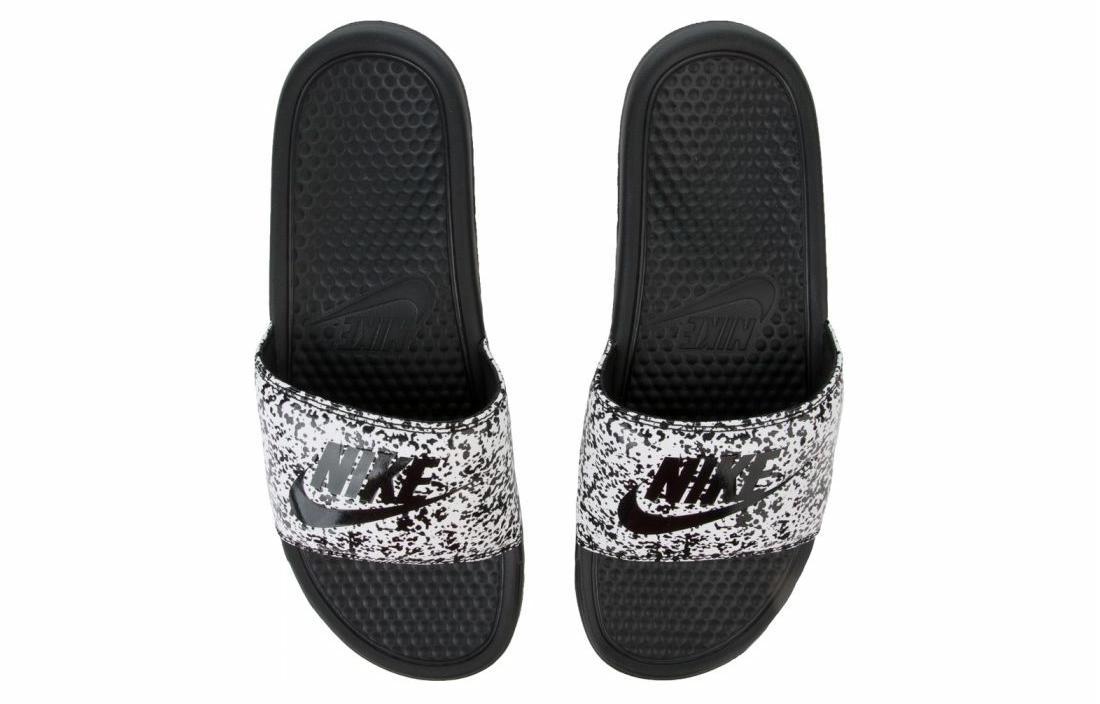 Nike Benassi Print Ink Spot Blasting Crack Slides
