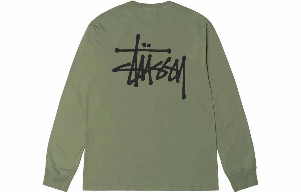 Stussy Basic Stssy Pigment Dyed Ls Tee LogoT