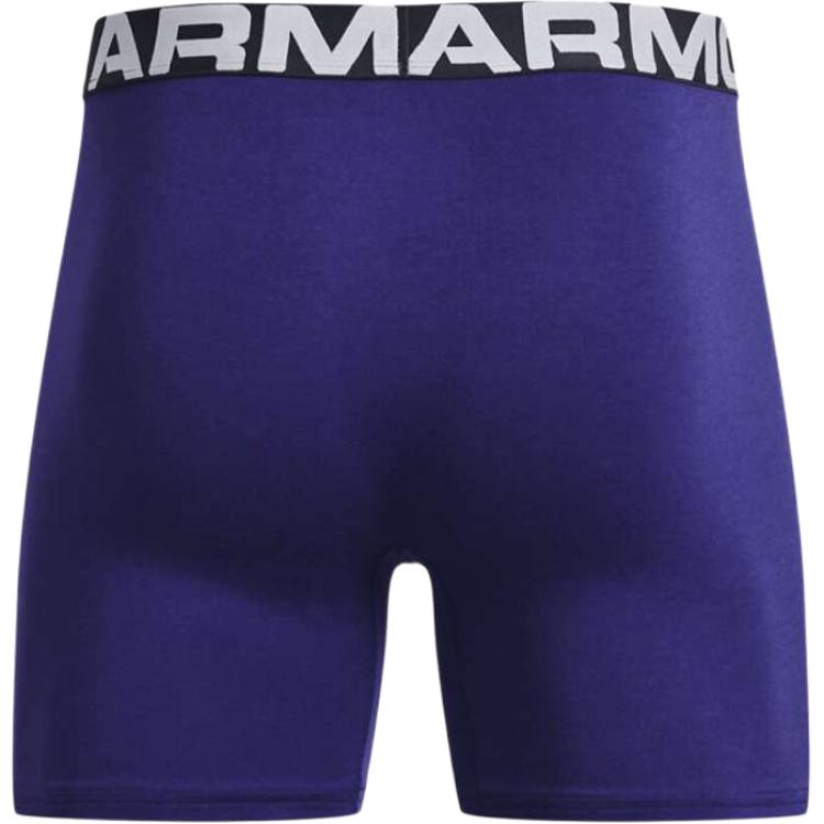 Under Armour UA Charged Cotton 6in 3 Pack Logo 3