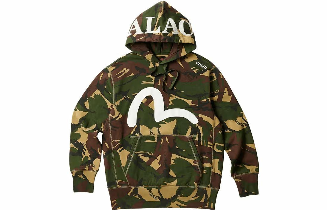 PALACE x EVISU 3.0 SS23 Seagull Hood Camo Logo