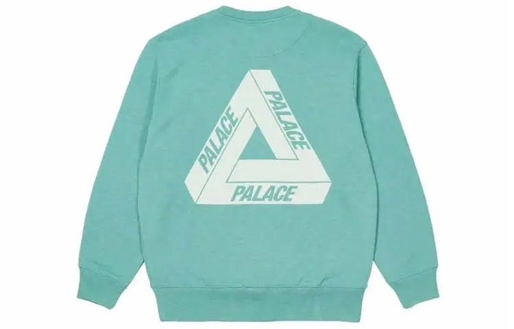 PALACE FW21 Slub Crew Green Logo