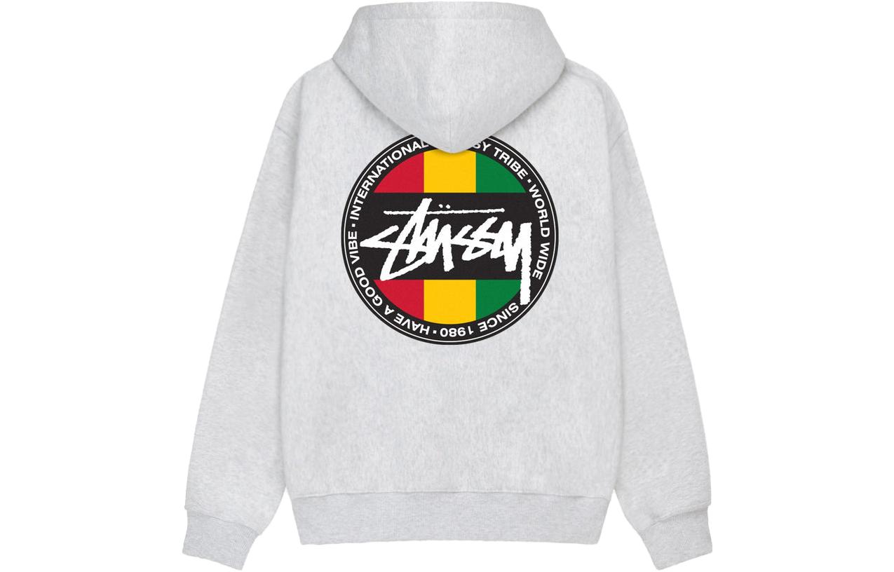 Stussy FW23 CLASSIC DOT ZIP HOODIE Logo