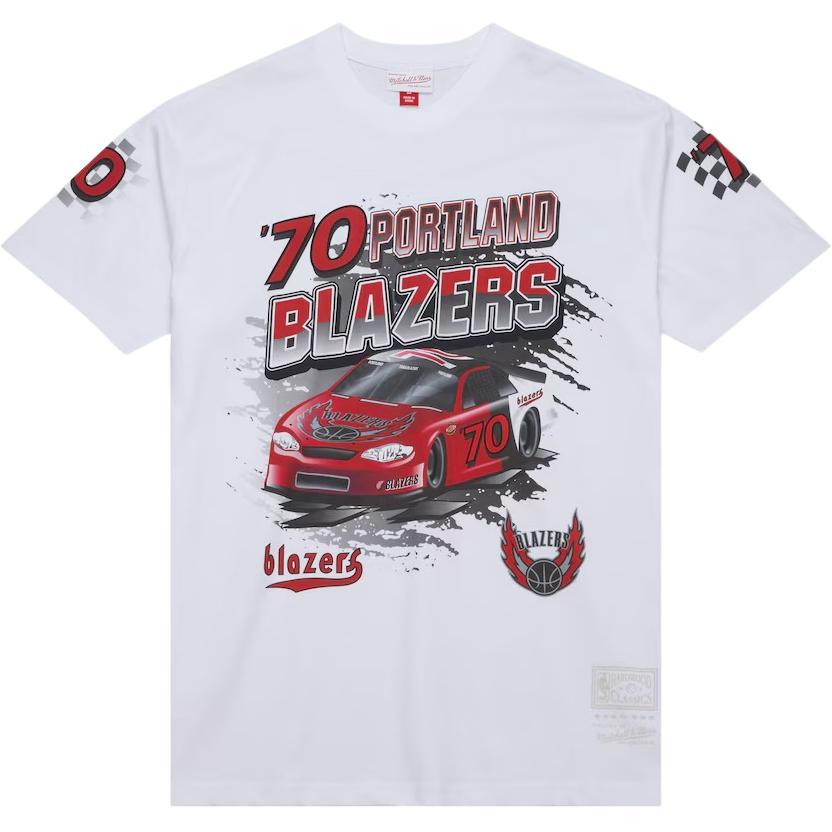 Mitchell Ness x NBA Portland Trail Blazers Speedway T