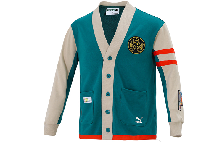 Puma Mix Badge Long Cardigan Logo