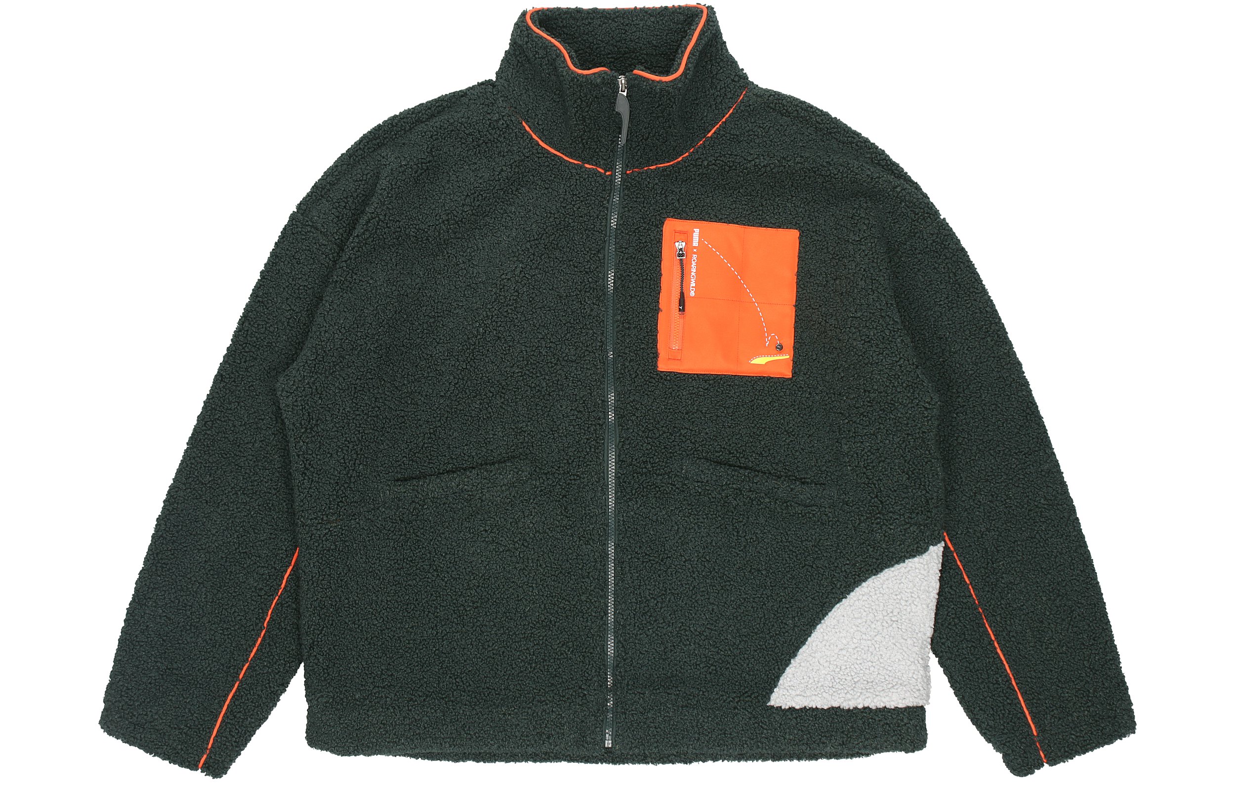 PUMA ROARINGWILD x PUMA Sherpa Jacket Logo