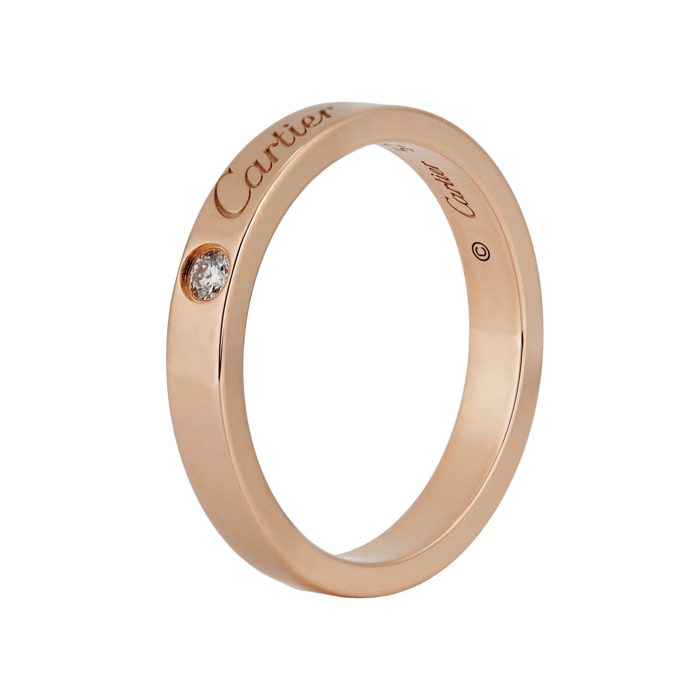 CARTIER C de Cartier Logo 18k