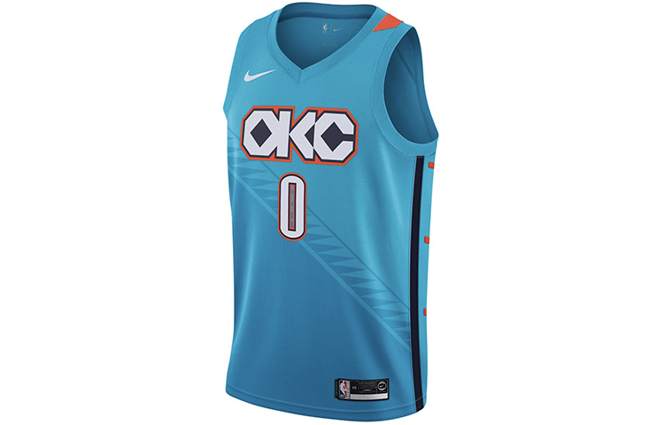 Nike NBA Jersey 18-19 Russell Westbrook 0 SW
