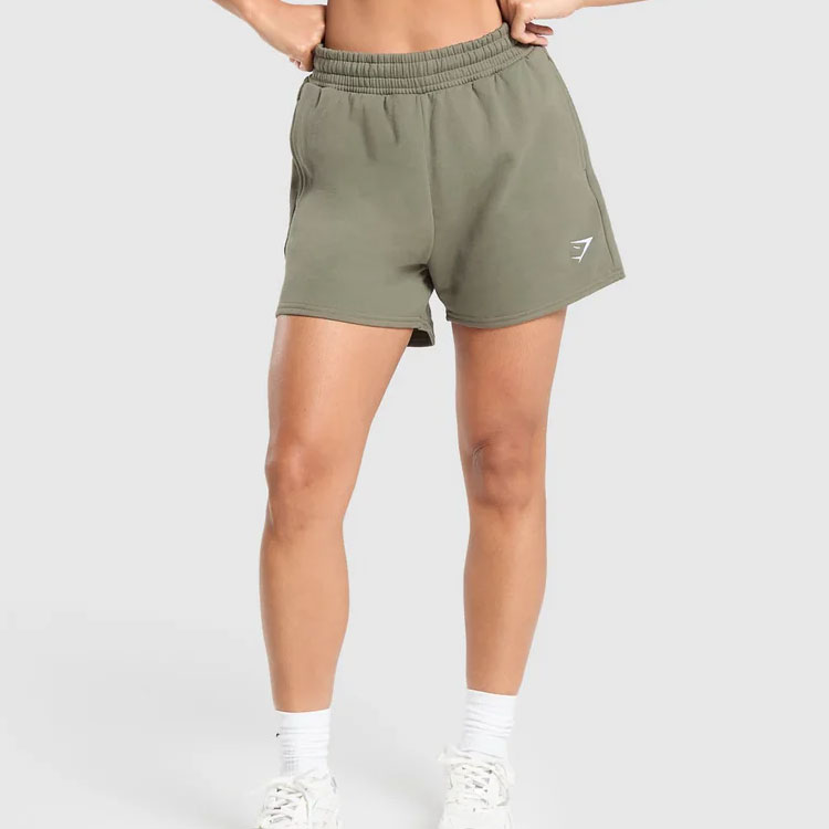 GYMSHARK TRAINING FLEECE SHORTS logo