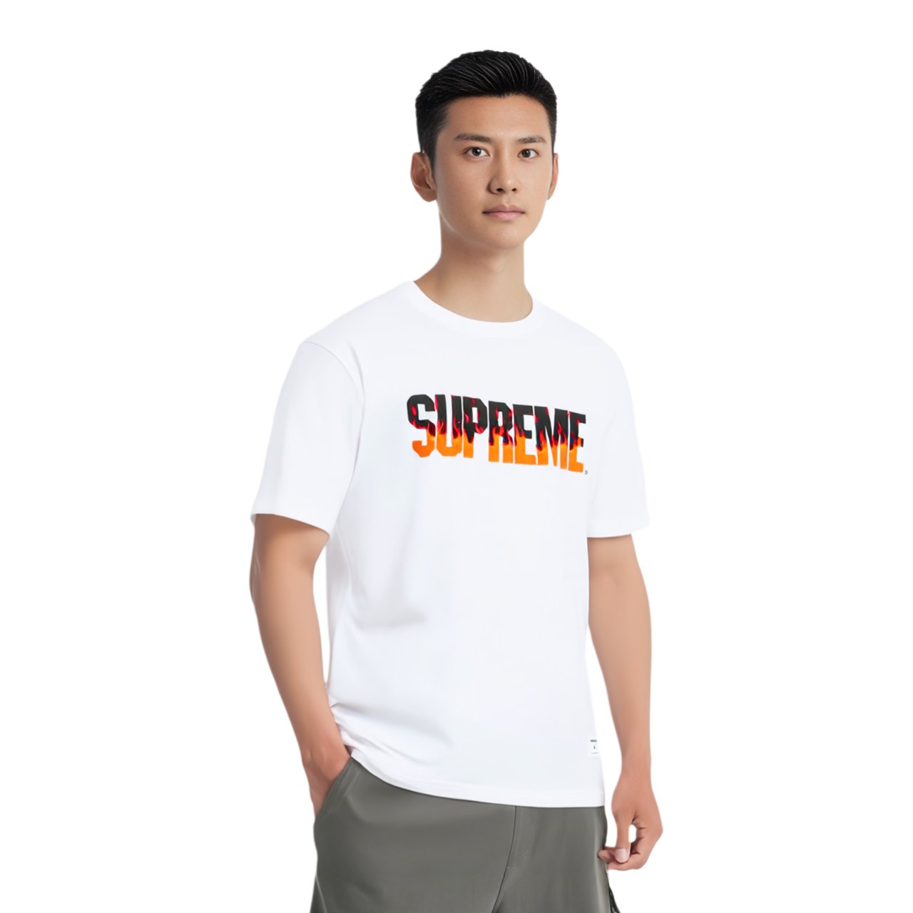 Supreme FW19 Week 1 Flame SS Top logoT